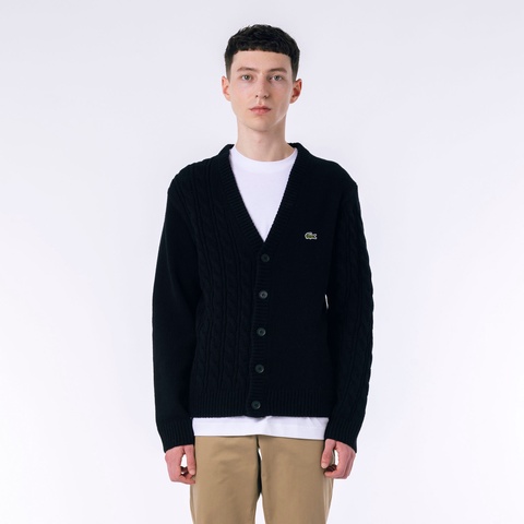 アシンメトリーVネックカーディガン AH7178 - ラコステ（LACOSTE）公式