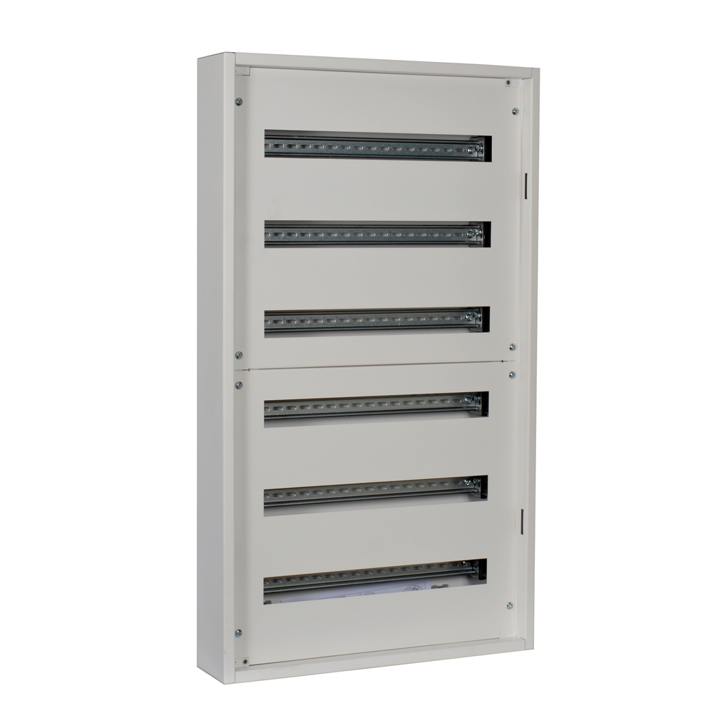 Metal cabinet XL³ S 160 surface mounting 6 rows of 24 modules