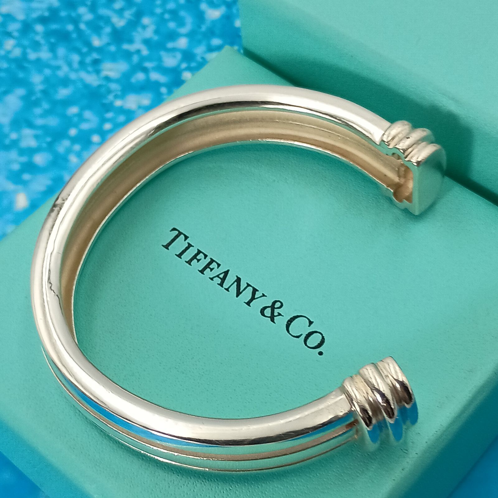 TIFFANY&Co. ティファニー グルーブド バングル メンズ レディース