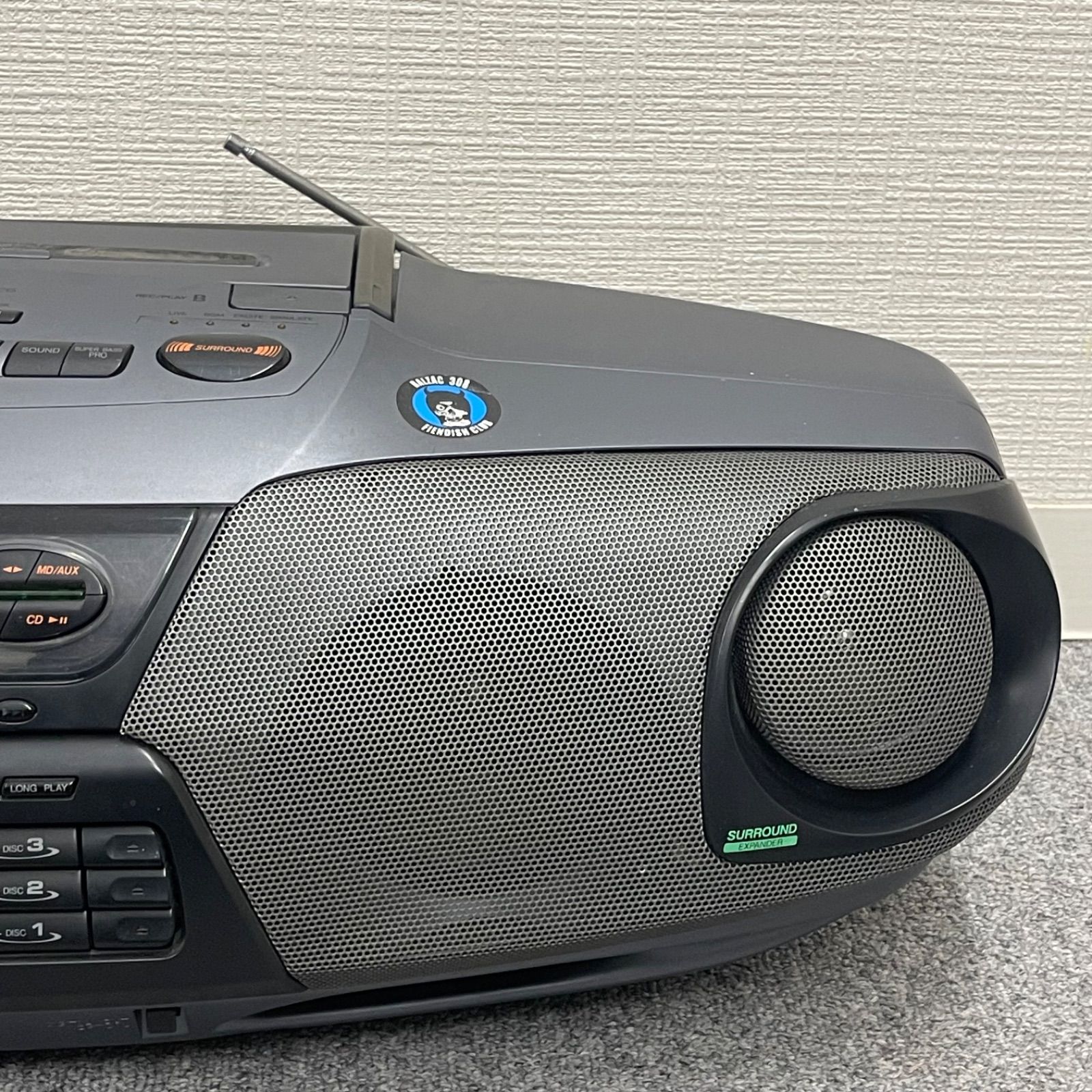 NPA】ジャンク 1996年製 Victor ビクター 大型CDポータブルシステム RC