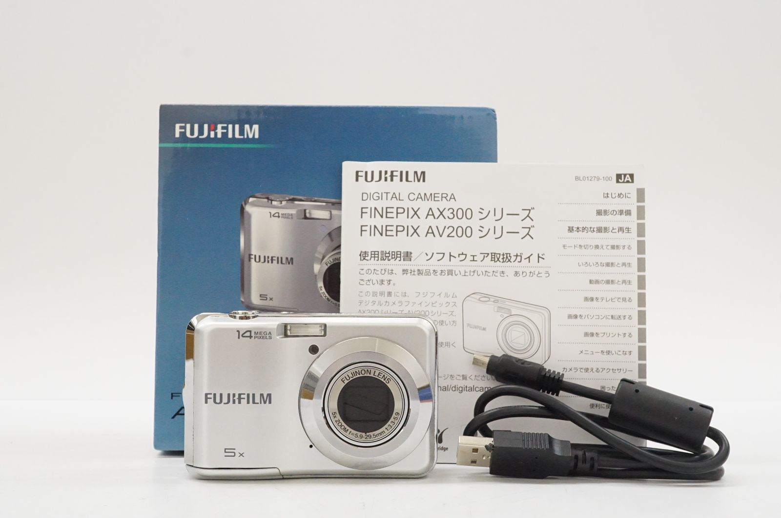 Y216000-6)FUJIFILM FINEPIX AX300 デジカメ コンパクトデジタルカメラ