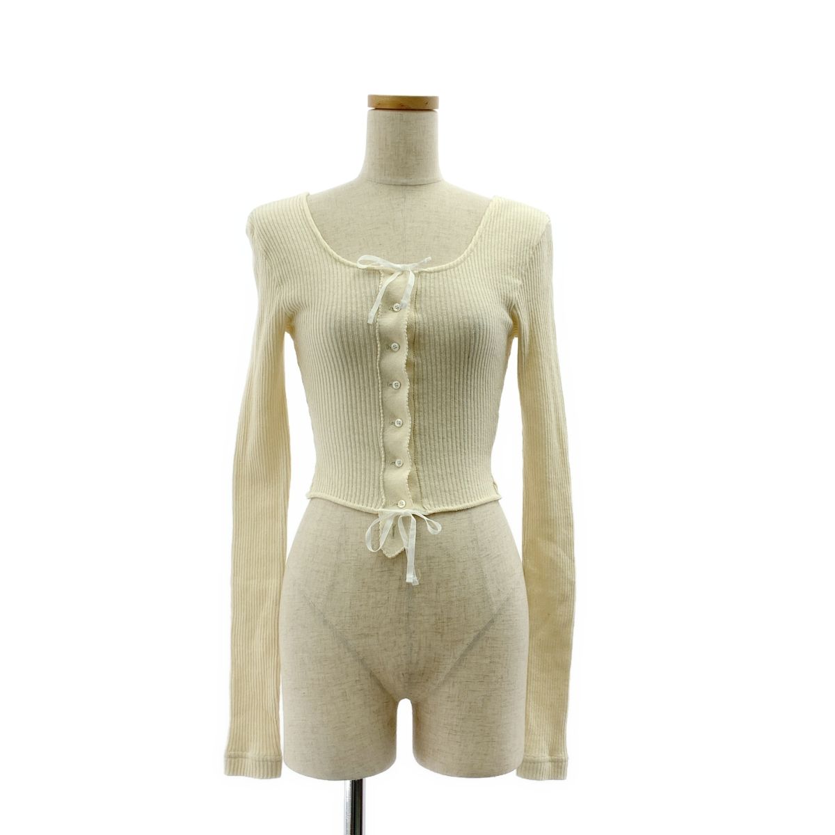 FUMIKA UCHIDA / フミカウチダ | VINTAGE RIBBED CORSET TOP LONG