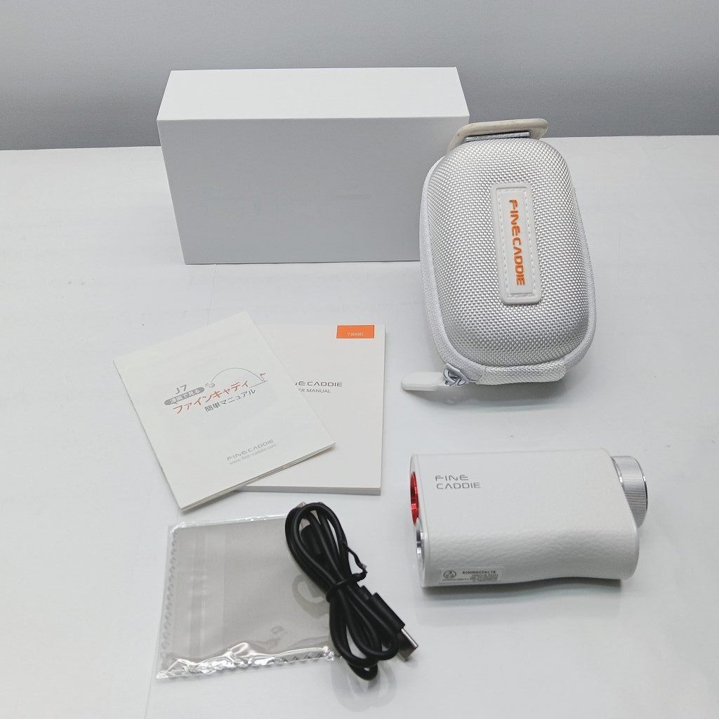 25k-371o【中古】ゴルフ距離計 ファインキャデイ FINE CADDIE J7 mini