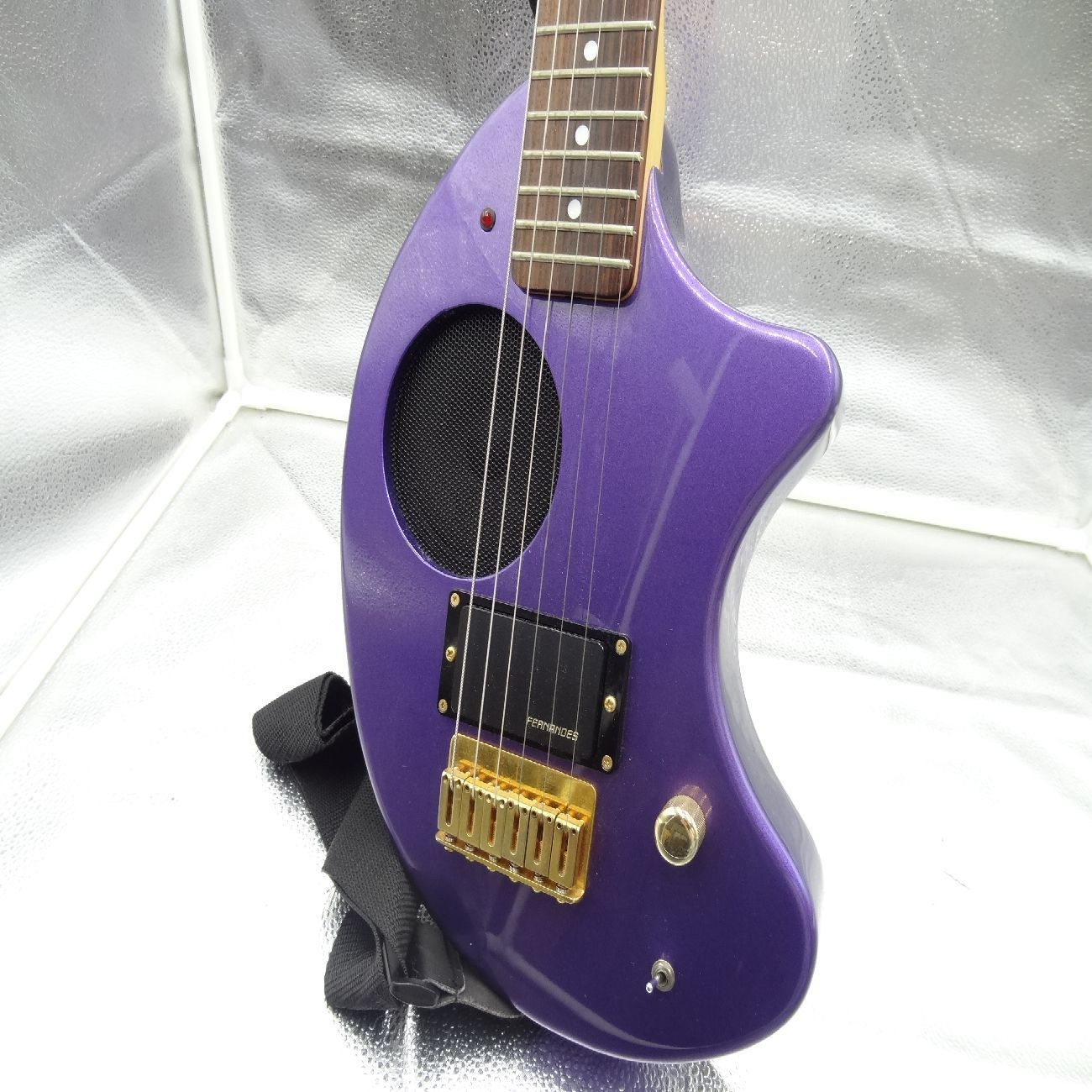 FERNANDES エレキギター ZO-3 フェルナンデス パープル アンプ内蔵