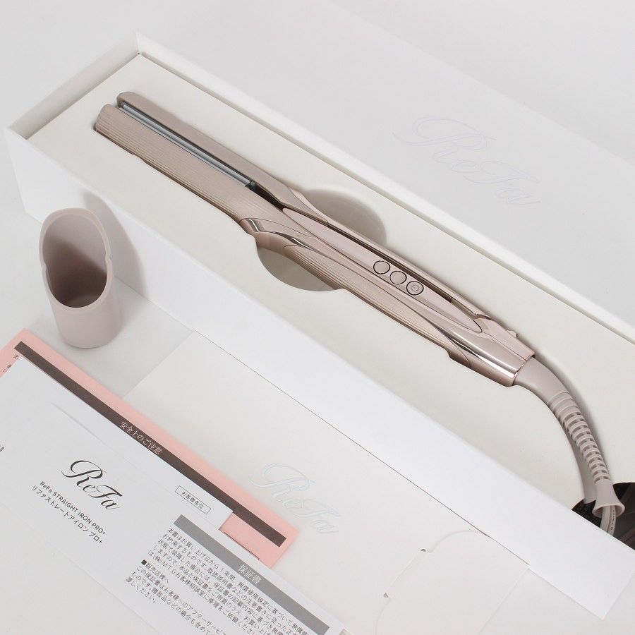 美品】MTG ReFa STRAIGHT IRON PRO+ RE-CC-48A シャンパングレージュ