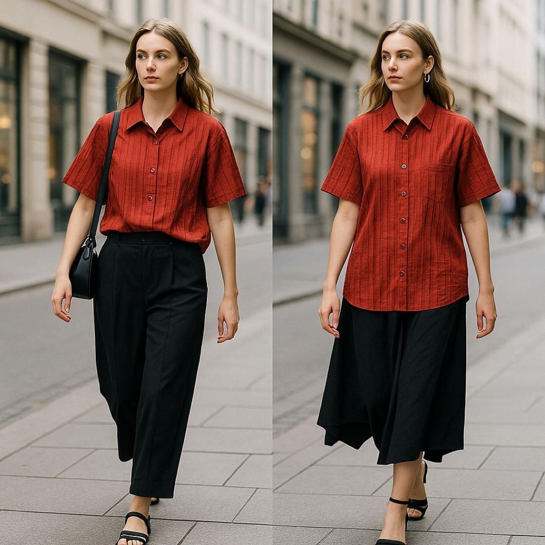 極美品 ISSEY MIYAKE イッセイミヤケ プリーツ加工 半袖シャツ