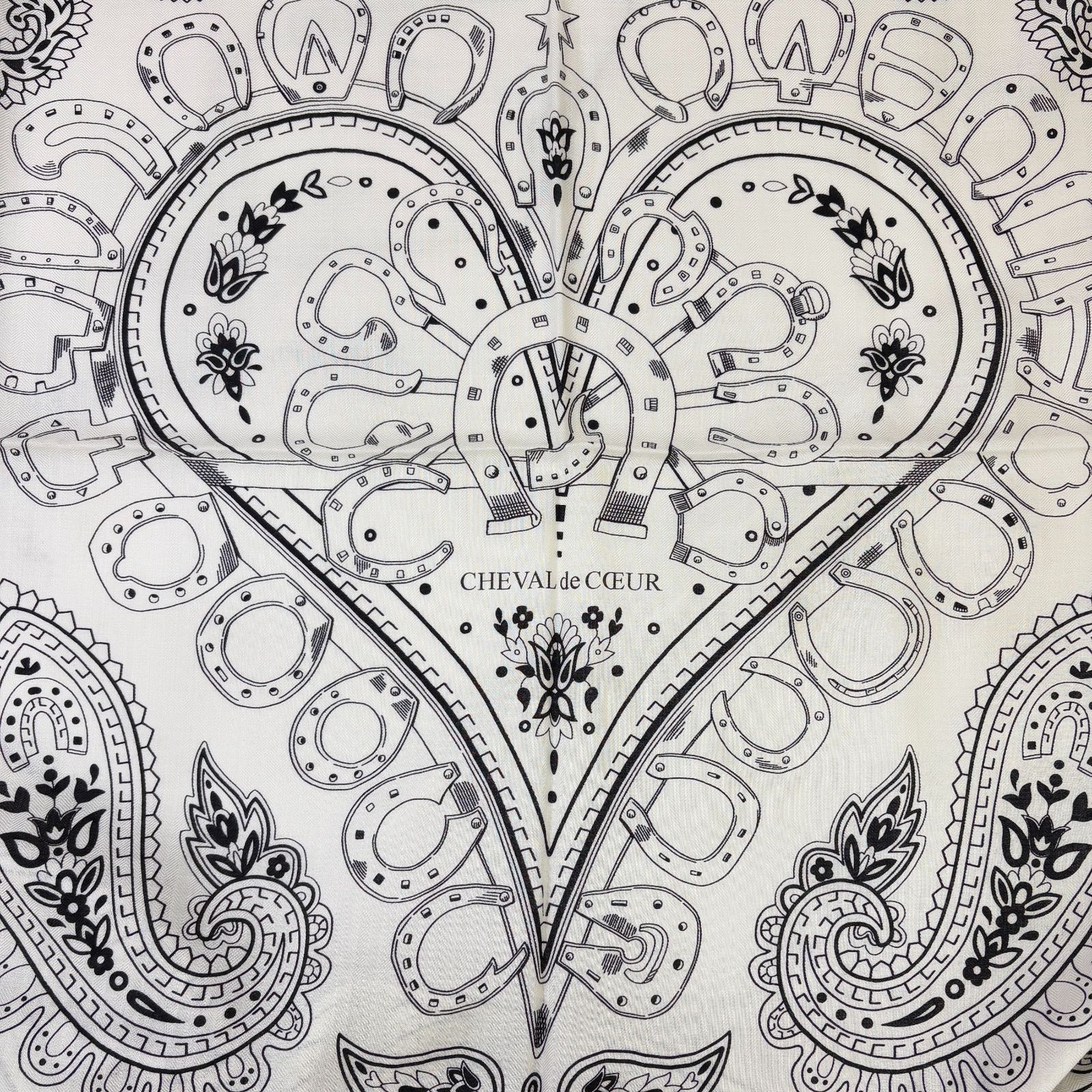 鑑定済み【 新品未使用 】エルメス カレジェアン 140 《 シュヴァル