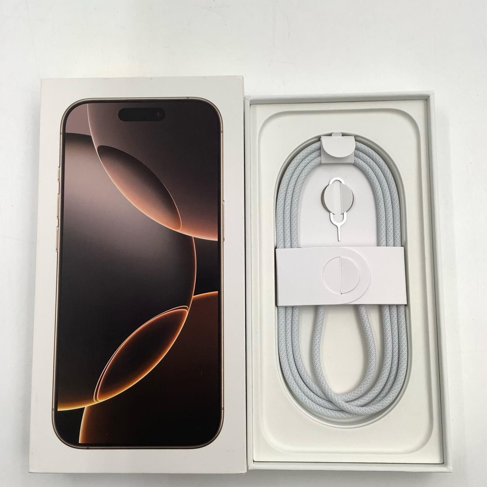 iPhone 16 Pro 128GB デザートチタニウム SIMフリー 白ロム 美品 動作