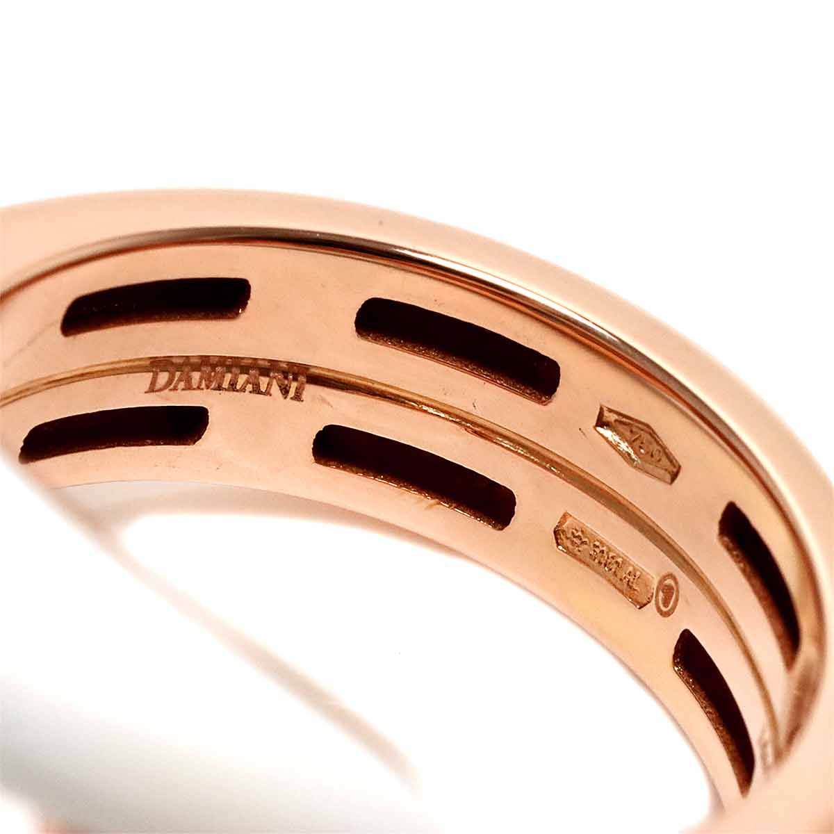 ダミアーニ DAMIANI Dレース 9号 リング ダイヤ セラミック K18 PG