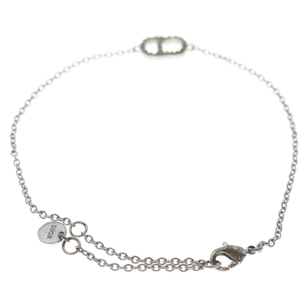 Christian Christian Dior◇ブレスレット/-/ラインストーン/GLD