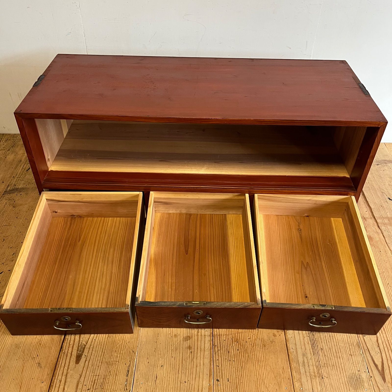 アンティーク レトロポップ 整理タンス 昭和レトロ おもちゃ箱 電話台