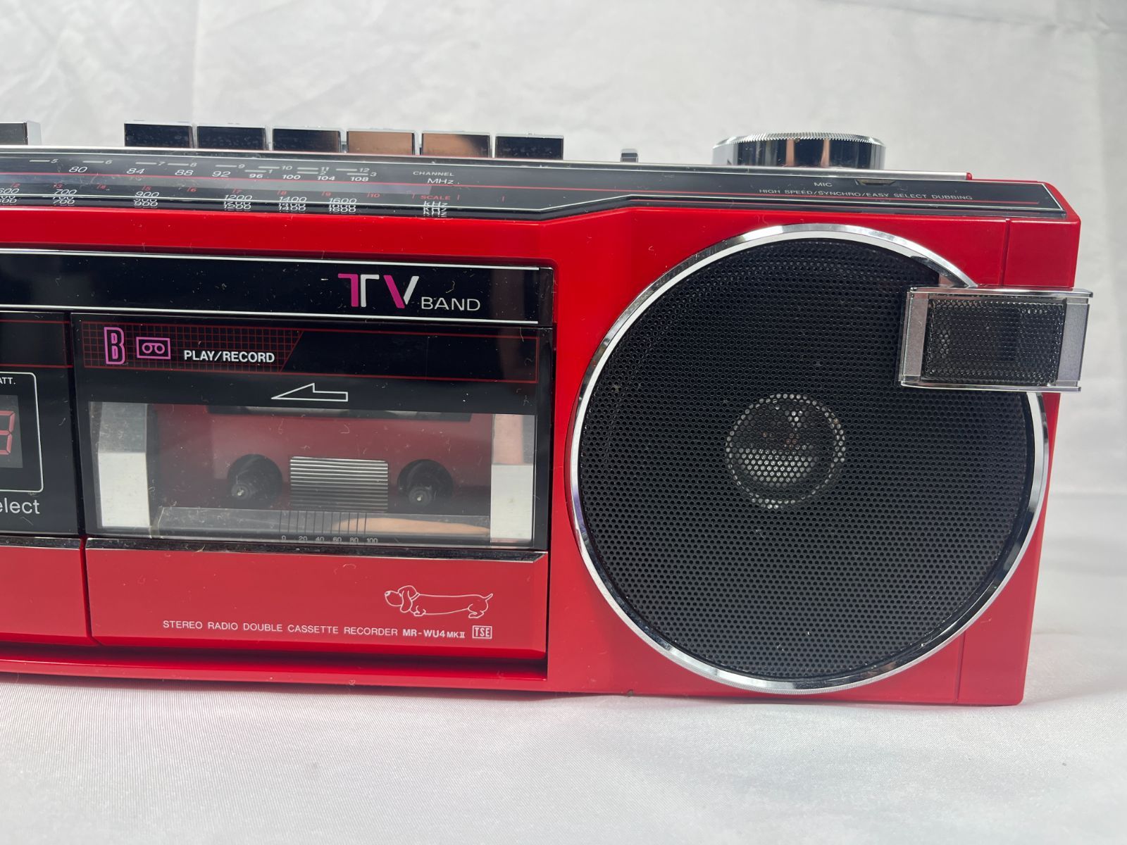 ジャンク品 三洋電機 SANYO サンヨー STEREO RADIO DOUBLE CASSETTE