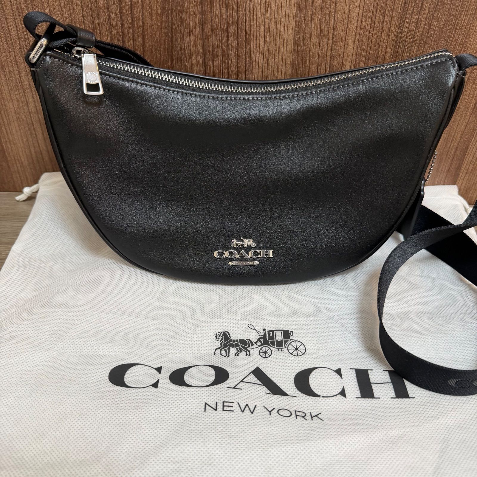 ☆COACH コーチ CT644 ショルダーバッグ ボディバッグ ハーフムーン