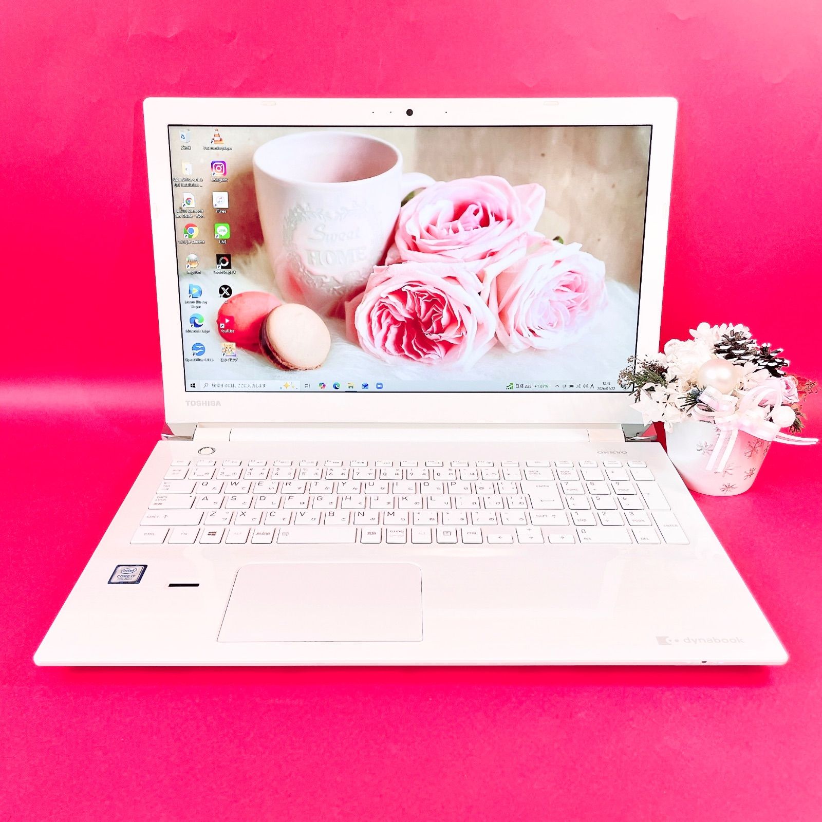 ブルーレイ見れる❣️高性能メモリ16GB✨️Corei7薄型ノートパソコン