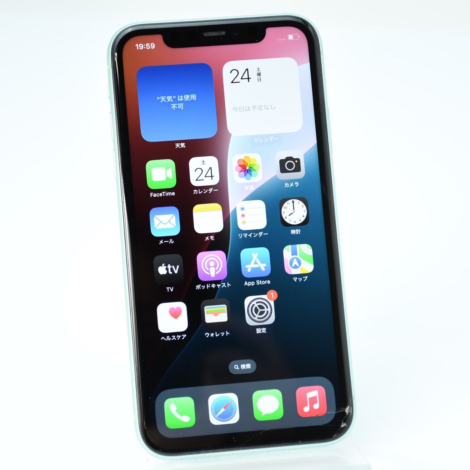 ジャンク＊動作可能】SIMフリー iPhone 11 128GB グリーン - メルカリ