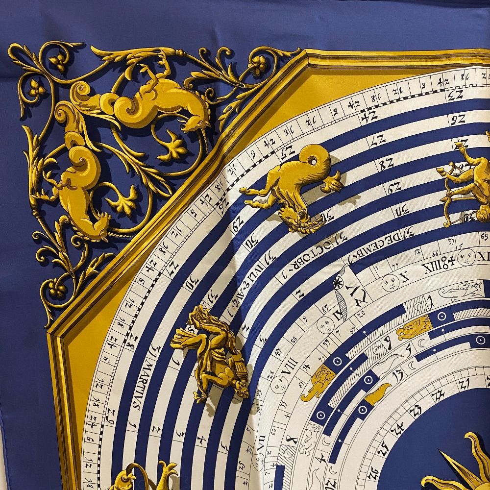 エルメス占星術柄大判スカーフ DIES ET HOLE ヴィンテージ！ 楽天市場