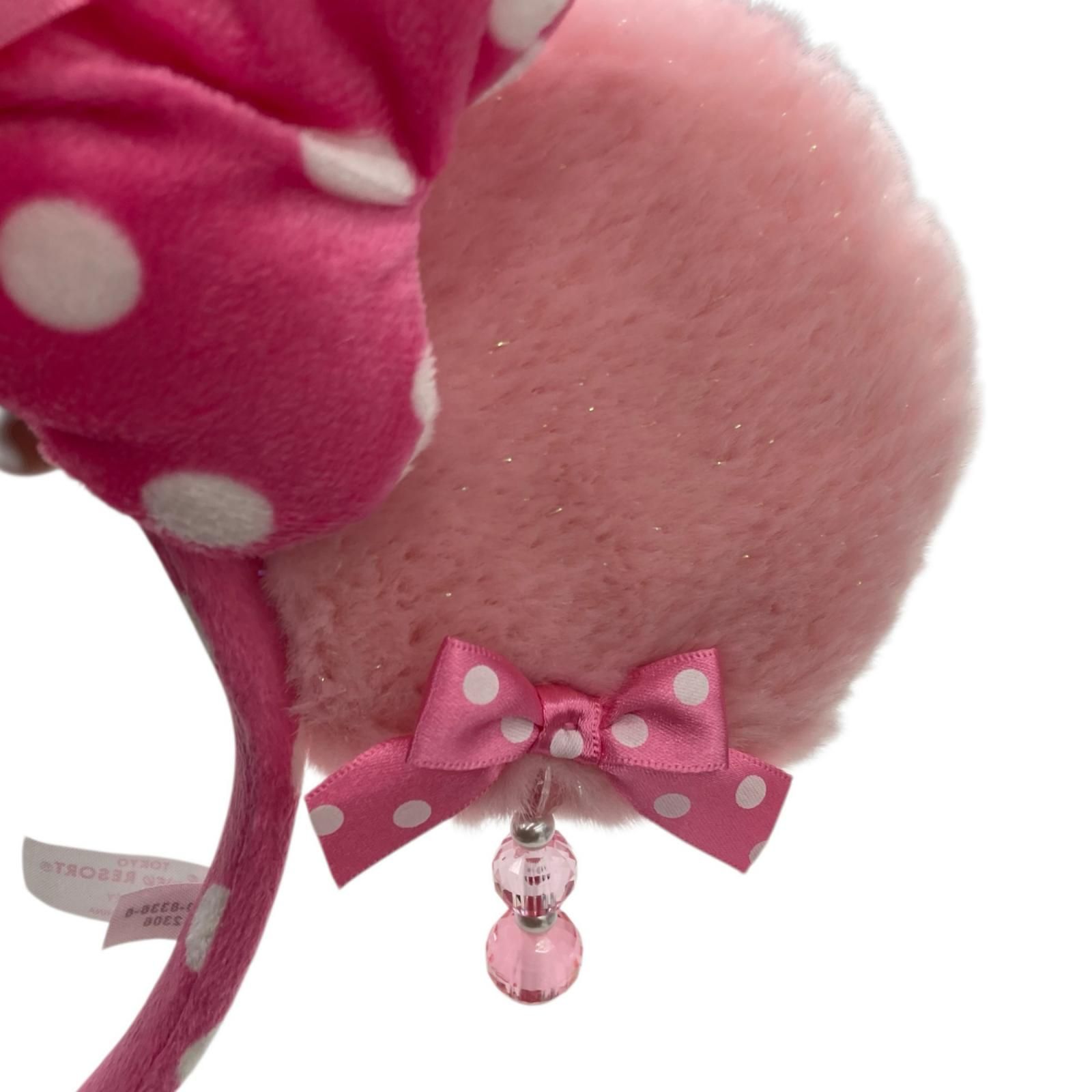 ディズニー カチューシャ ピンク ミニー イヤリング 水玉 パルパルーザ