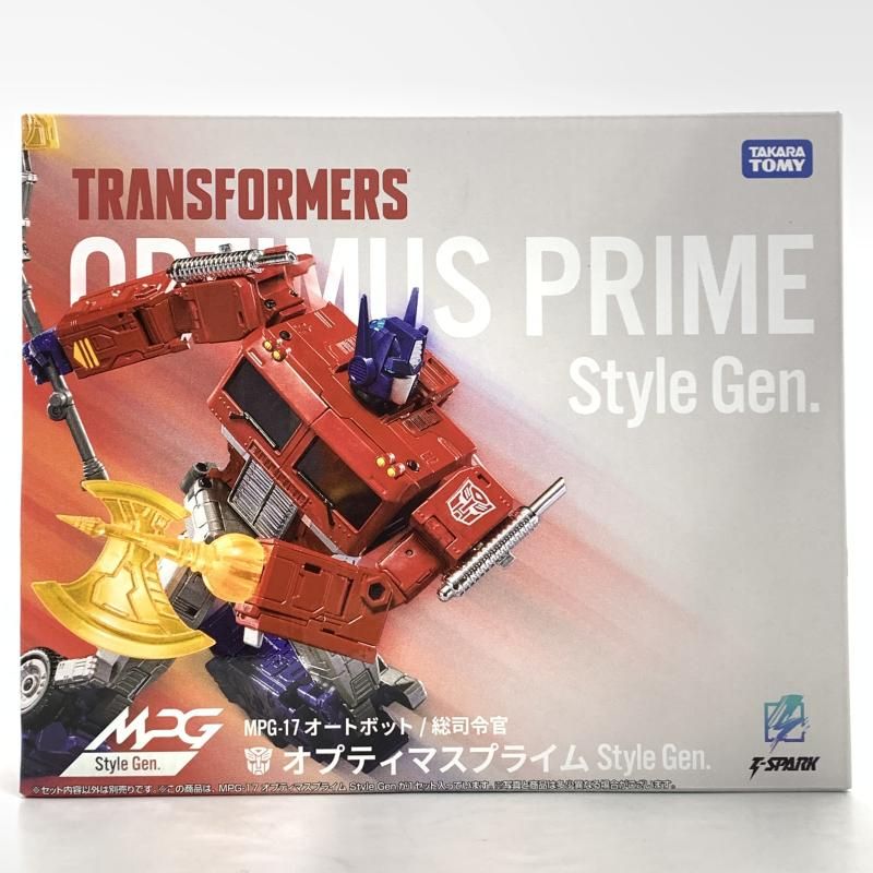 中古】S未開封)MPG-17 オプティマスプライム Style Gen.[10] - メルカリ