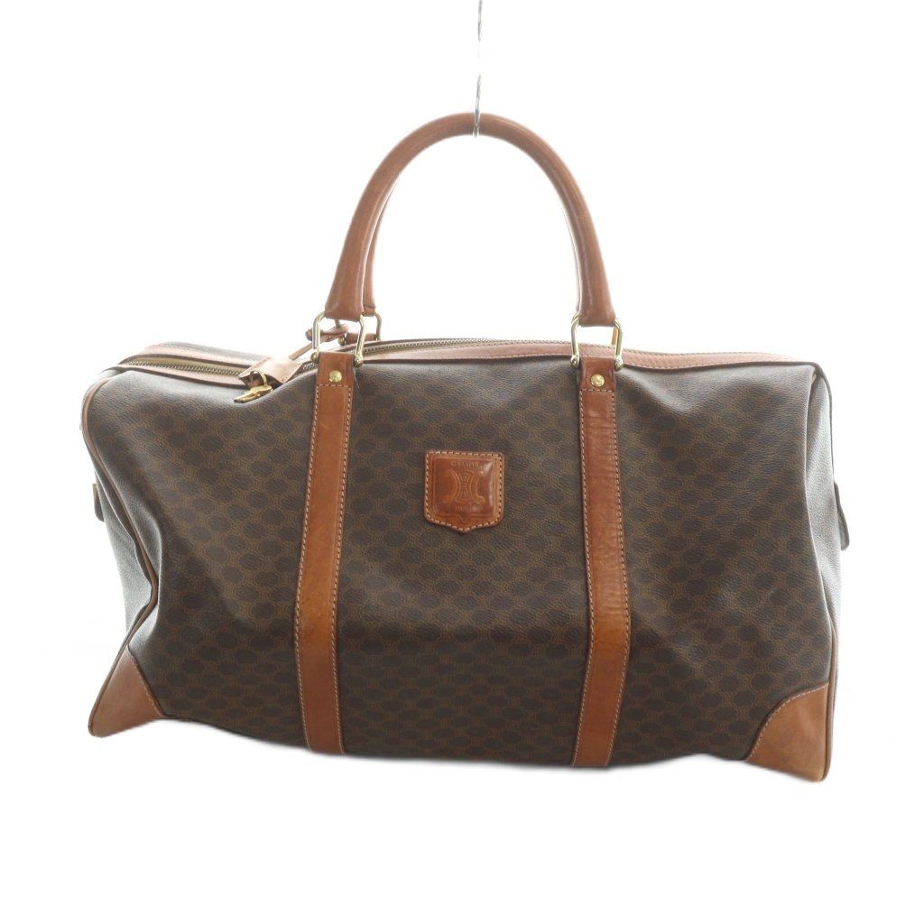 セリーヌ CELINE ヴィンテージ マカダム ミニボストンバッグ