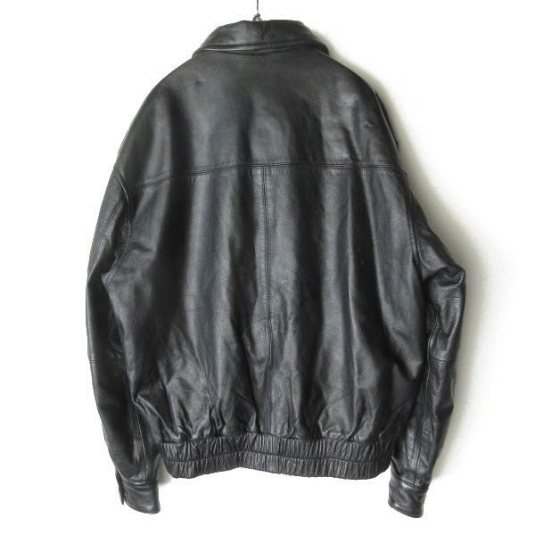 美品 ST JOHN'S BAY レザー ジャケット 黒 M ブラック セントジョンズ