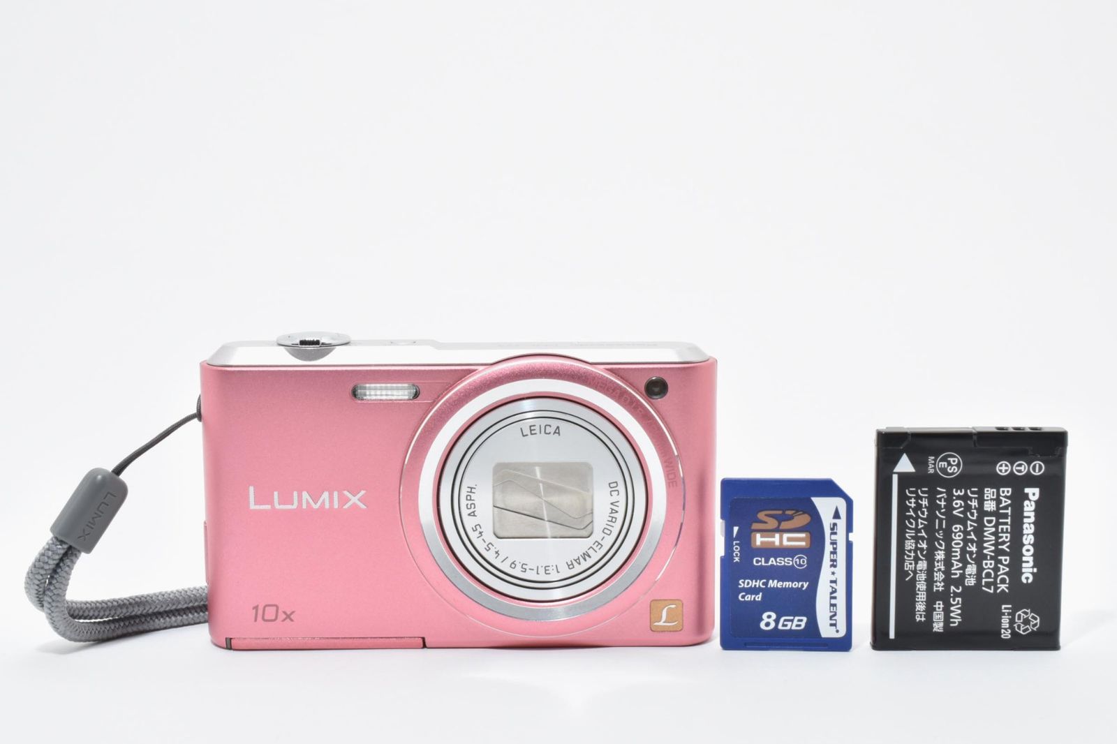 光学極上品】Panasonic パナソニック LUMIX DMC-SZ3 ピンク SDカード