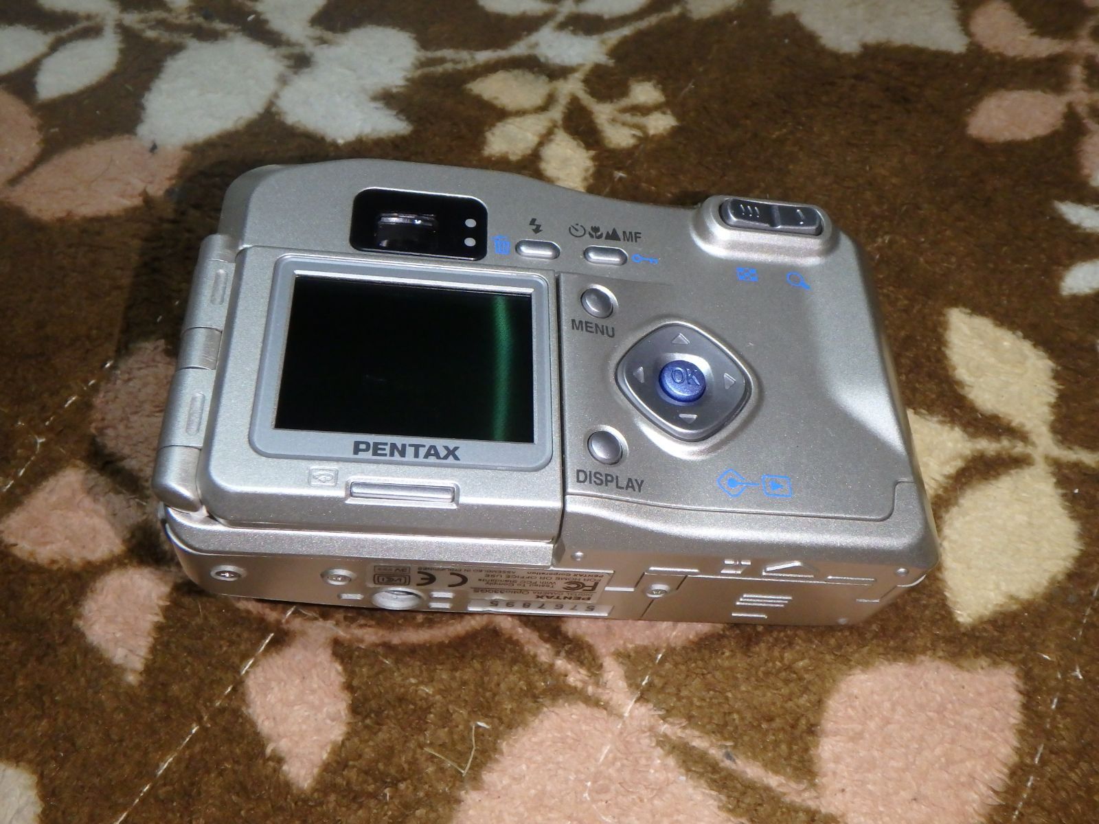 動作品 PENTAX OPTIO 330GS デジタルカメラ 乾電池駆動 - メルカリ