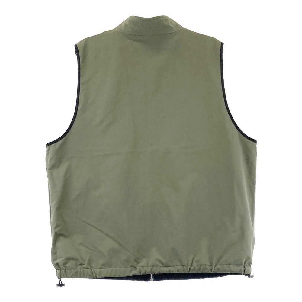 サイズ：XL RUFFLOG ラフロッグ リバーシブル ジップベスト ブラック系