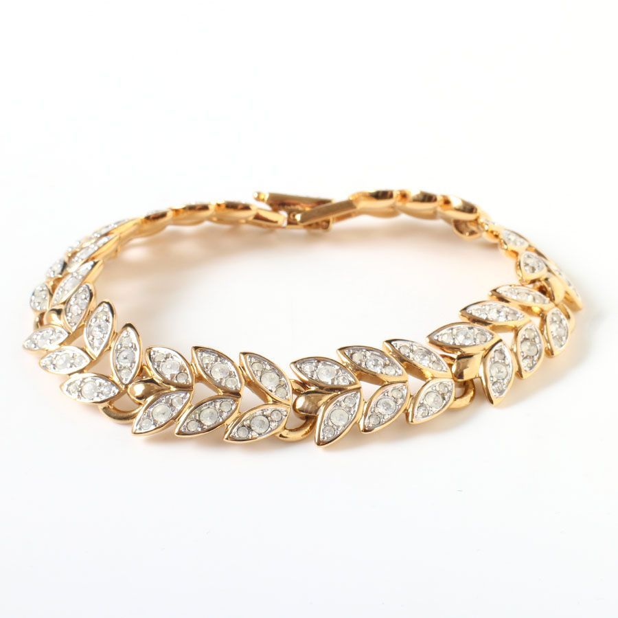 MNL25042 未使用 SWAROVSKI スワロフスキー ブレスレット ゴールド
