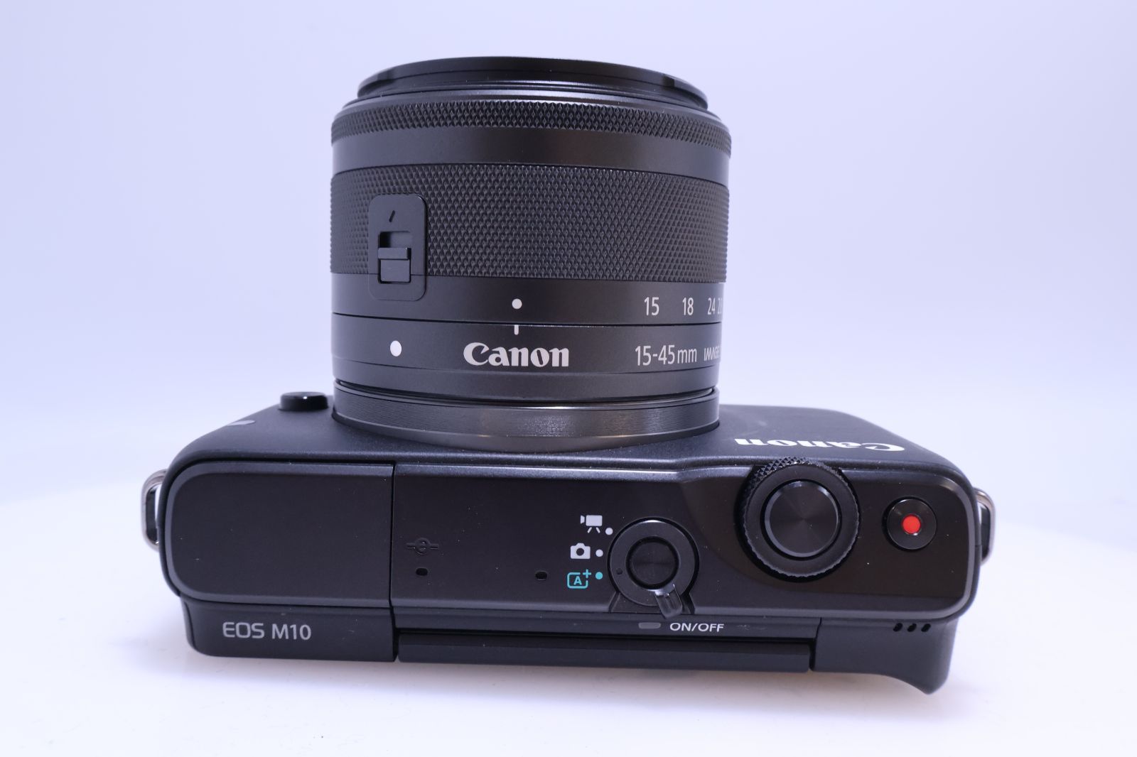 極美品】Canon EOS M10 レンズキット ブラック EF-M15-45mm F3.5-6.3