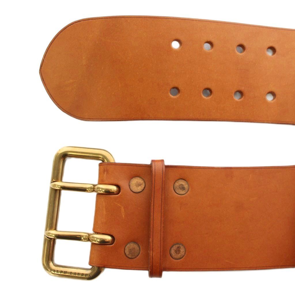 ラルフローレン RALPH LAUREN ヴィンテージ ベルト バックル レザー