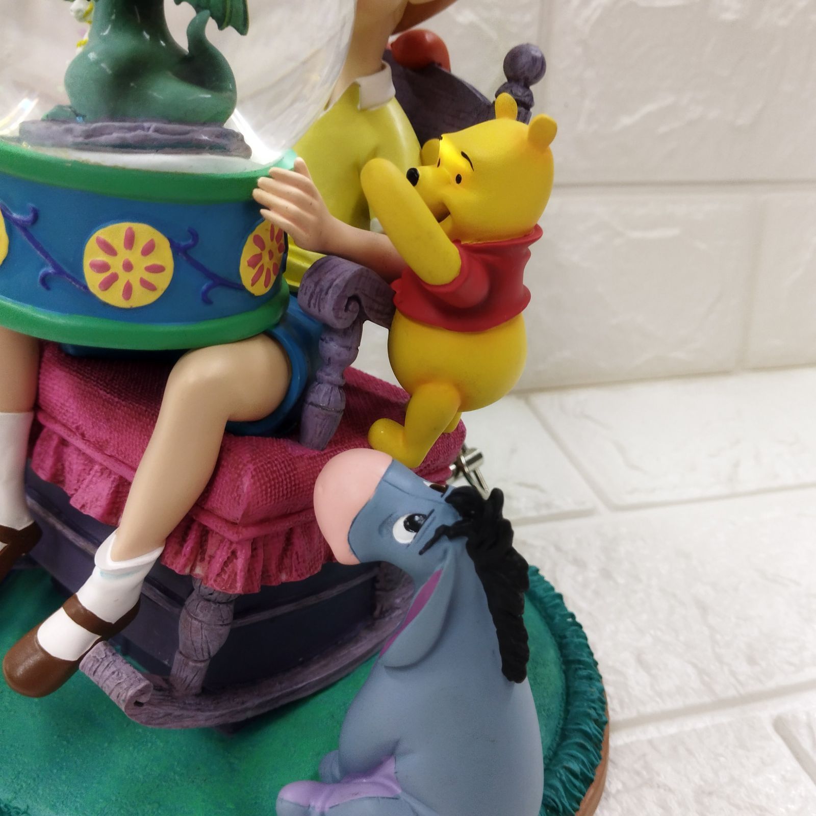 くまのプーさん オルゴール スノードーム ディズニー 立体 - メルカリ