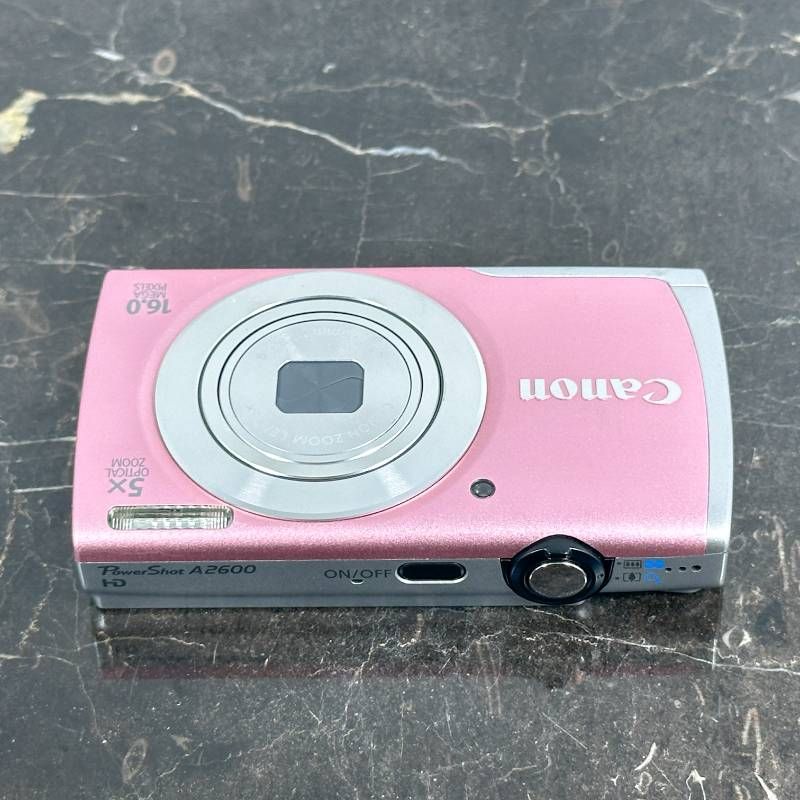 Canon PowerShot A2600 ピンク コンパクトデジタルカメラ 1600万画素