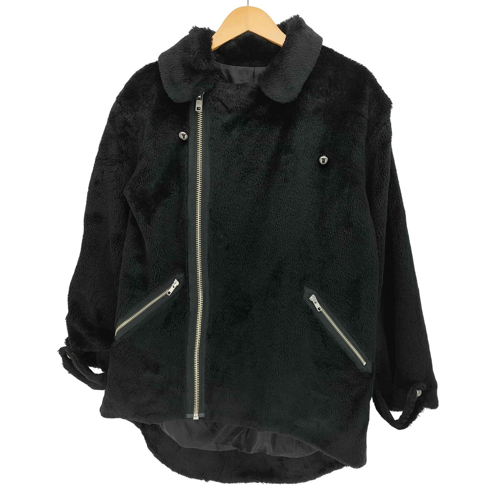 ミルクボーイ MILKBOY ボア ファー ダブル ライダース ジャケット