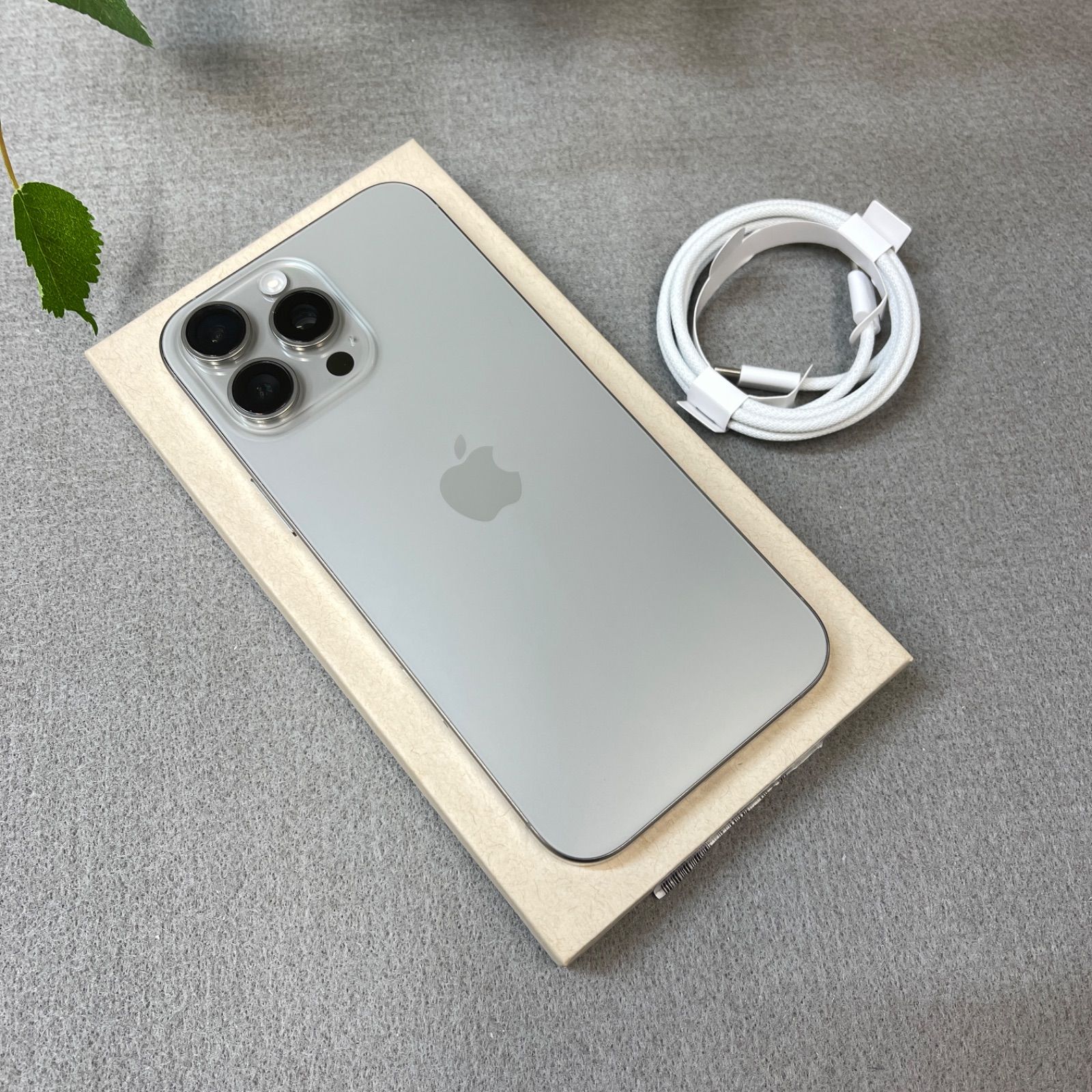 バッテリー 97% iPhone 16ProMax 256GB ナチュラル 国内版 SIMフリー