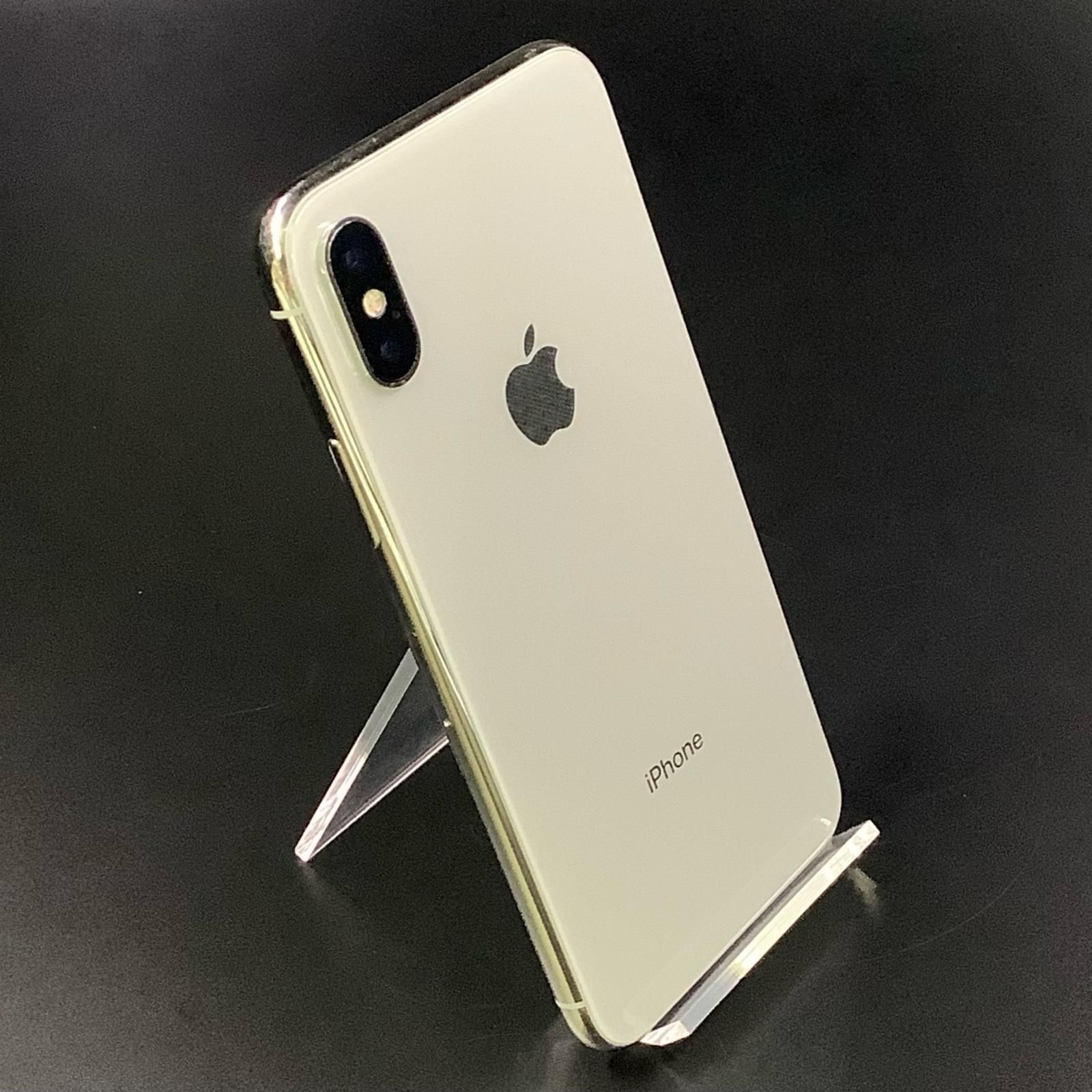 全額返金保証】【最速発送】 iPhone X 256GB シルバー Softbank 白ロム