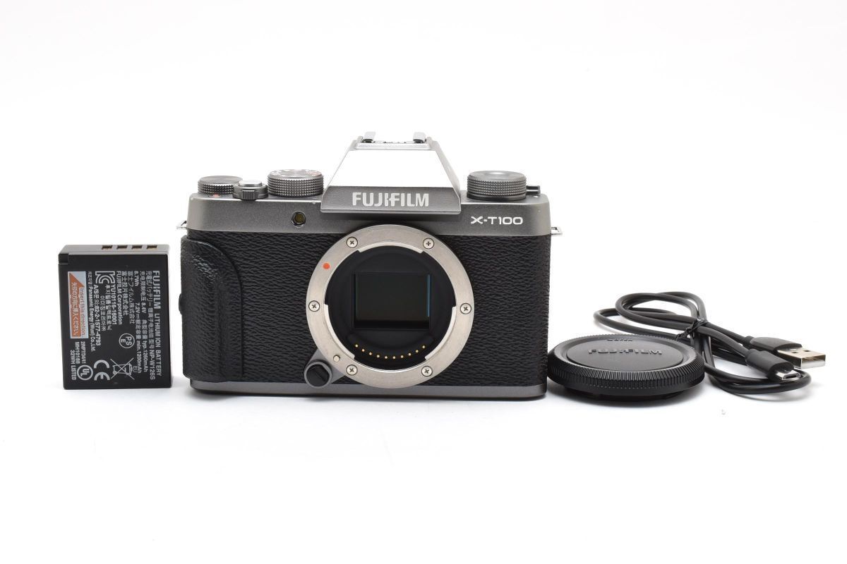 良品 FUJIFILM X-T100 ボディ ダークシルバー ARYM5457#496 - メルカリ