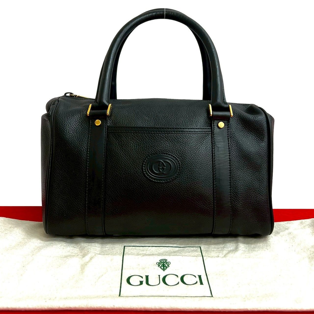 極 美品 袋付き GUCCI グッチ オールドグッチ ヴィンテージ GG ロゴ