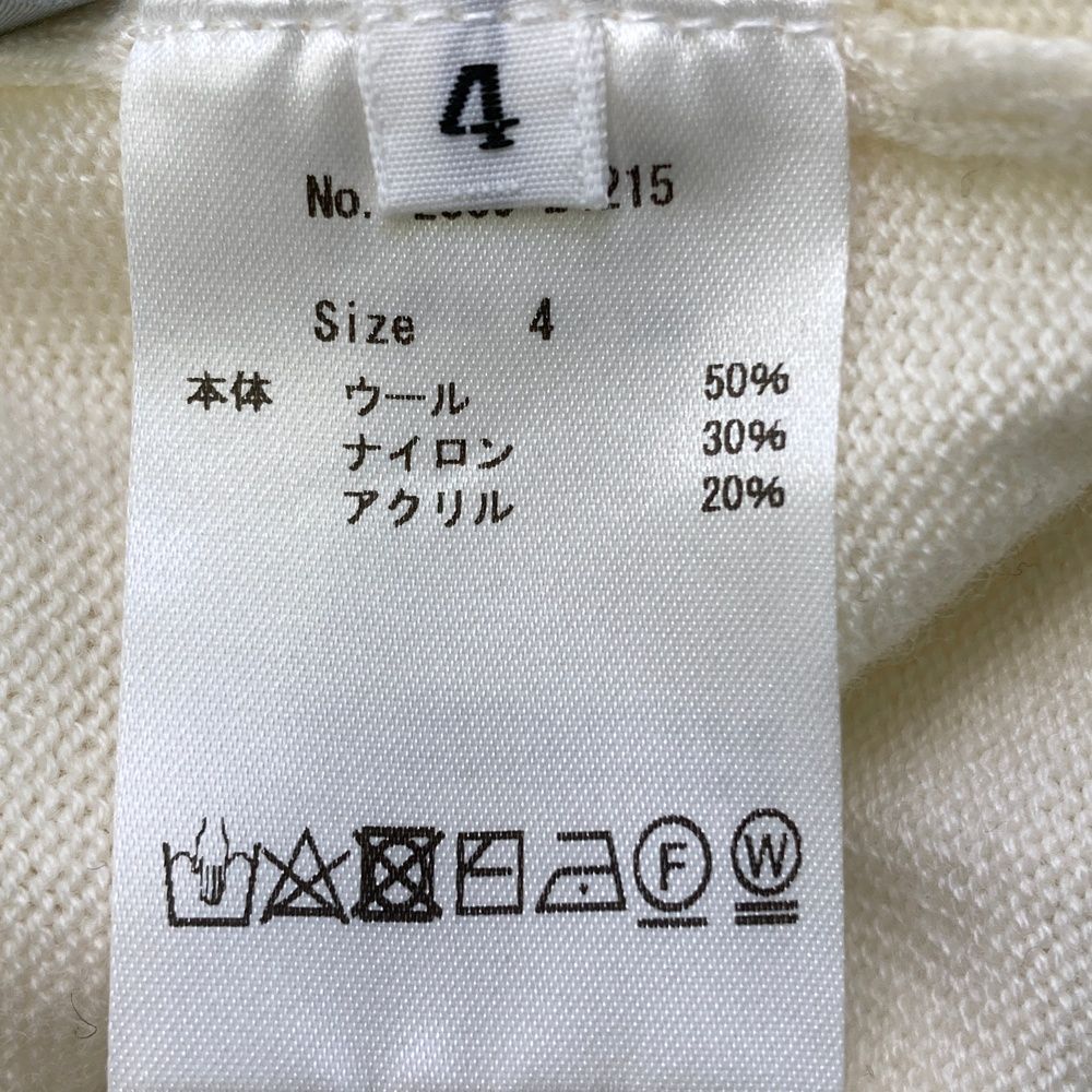 サイズ：4 CPG GOLF シーピージーゴルフ ウール混 ニットセーター 羊