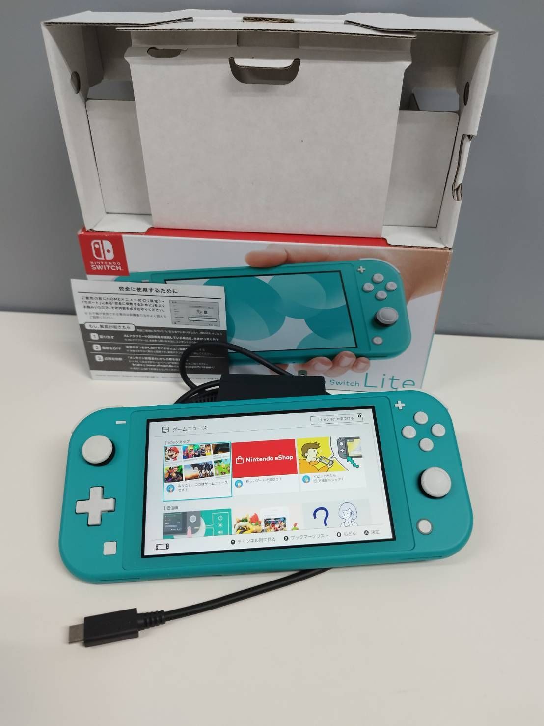美品】Nintendo Switch Lite HDH-001/2019年製/ターコイズ〈HDH-S