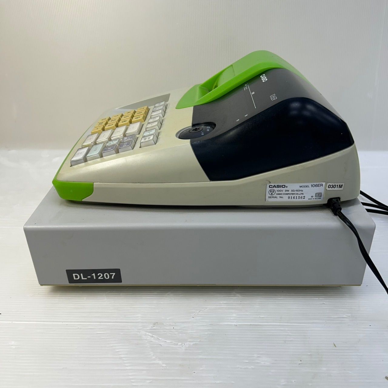 ☆レジスター ☆CASIO カシオ 106ER No.0161562 0301M グリーン