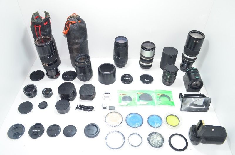 送料無料】 一眼レフ用 レンズ まとめ売り 大量セット ニコン タムロン