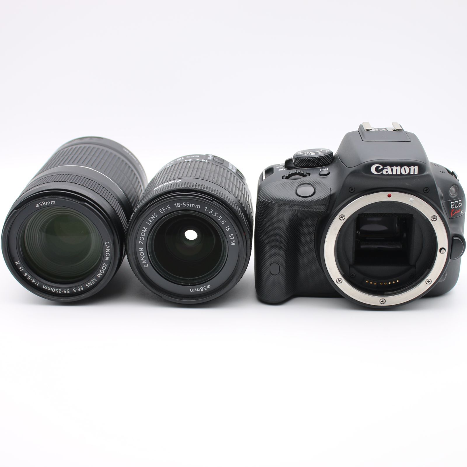 極上品】 Canon EOS Kiss X7 ダブルズームキット EF-S 18-55mm F3.5