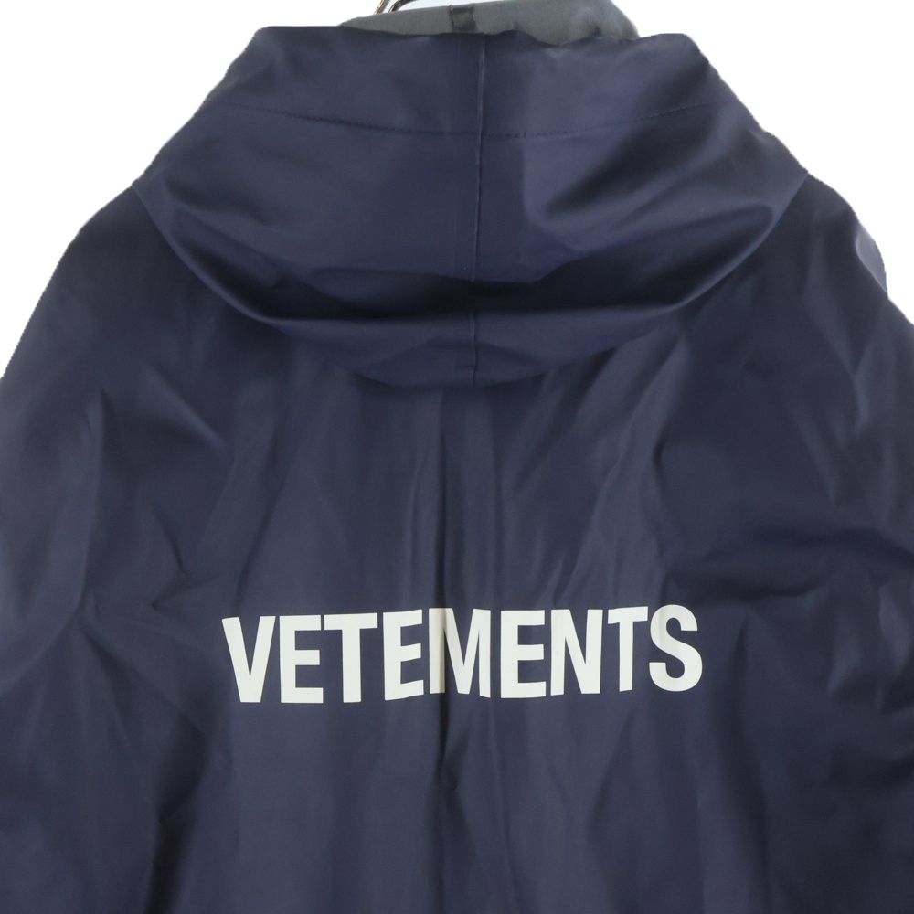 VETEMENTS (ヴェトモン) 17AW OVERSIZED HOODED RAINCOAT オーバー