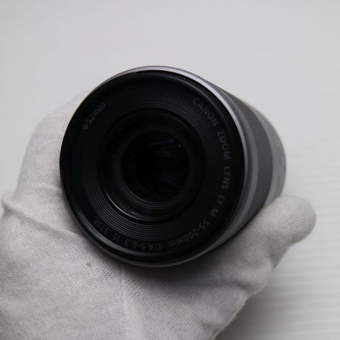 超美品 キャノン EF-M55-200mm F4.5-6.3 IS STM 望遠ズームレンズ EF-M