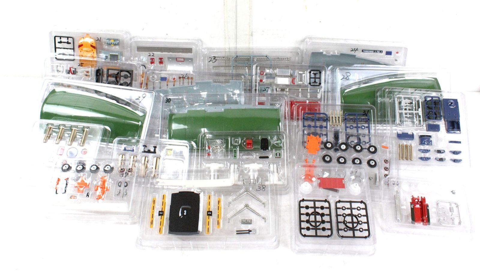 未組立 デアゴスティーニ サンダーバード2号＆救助メカ 1巻-80巻 模型