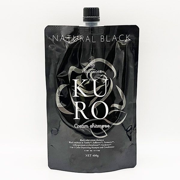 KUROCream shampoo Natural Black 400g ×3 Amazon.com : Natural Black