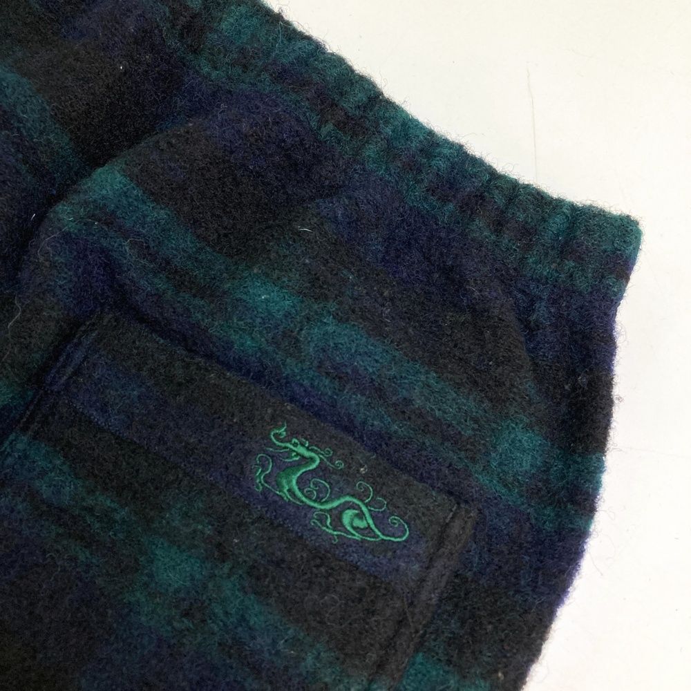 未使用】ダンスウィズドラゴン チェック柄ウール混紡スカート 未使用