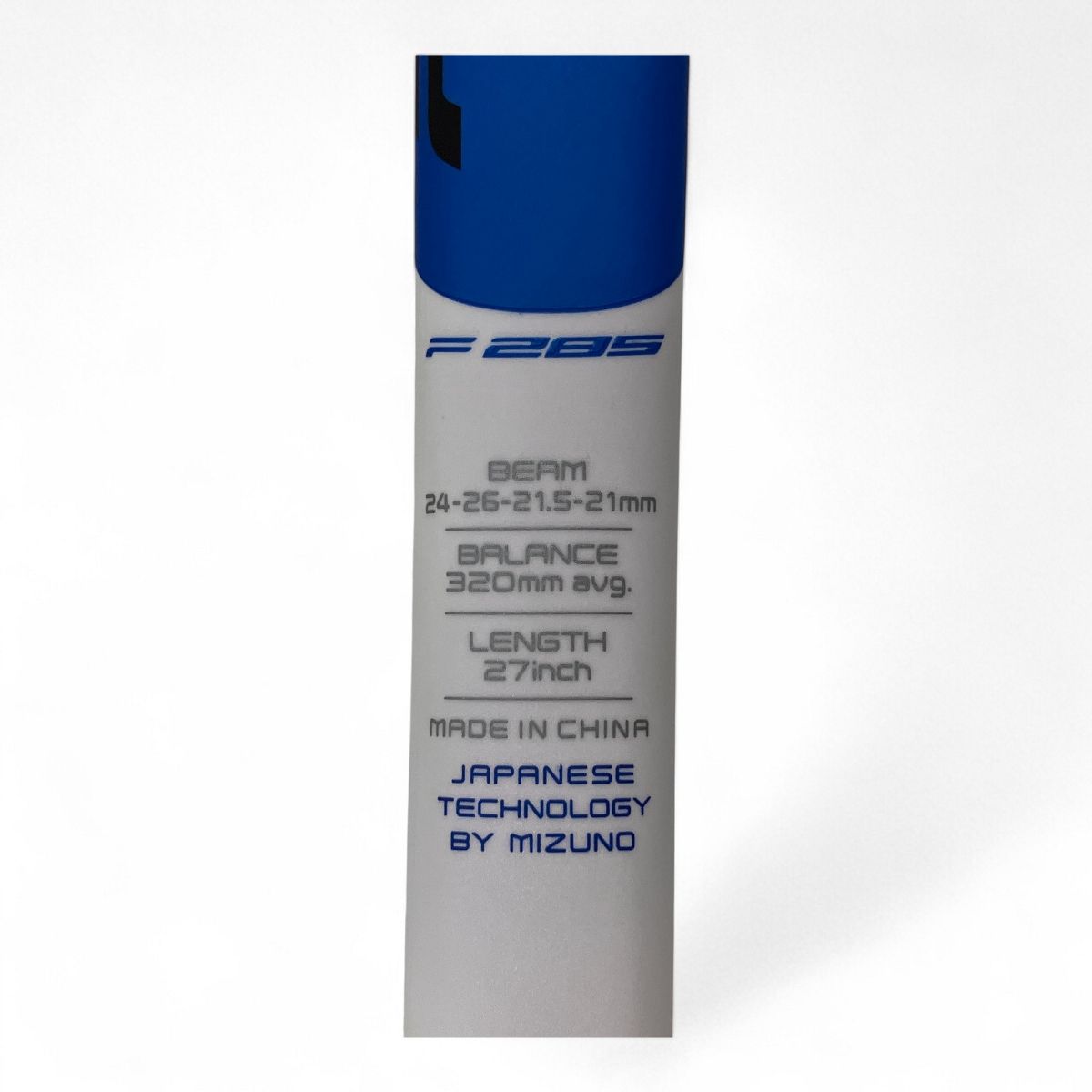 MIZUNO F285 ホワイトアンドブルー サイズG2 硬式テニスラケット