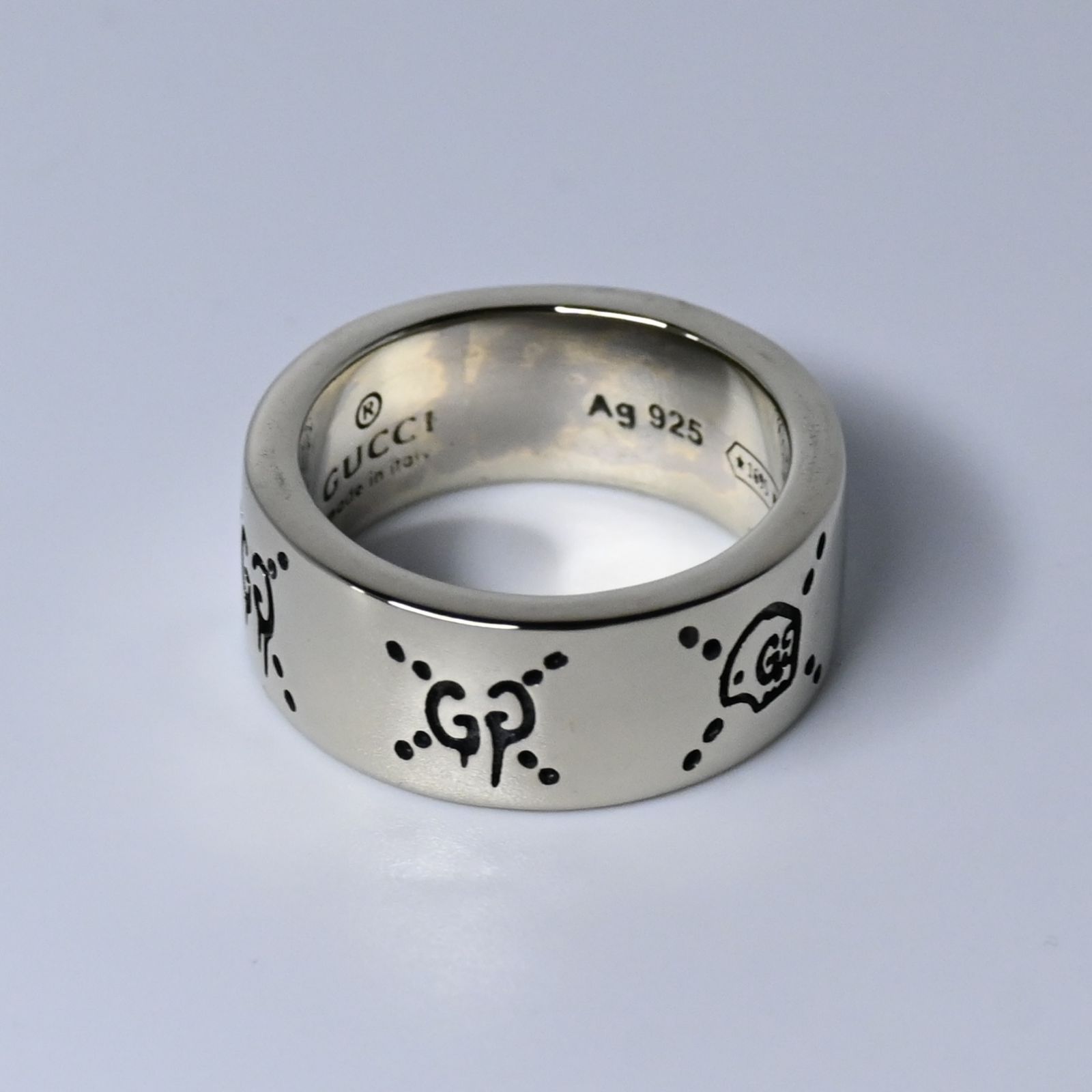 研磨済】GUCCI ゴースト リング 14号 Ag925 指輪 グッチ - メルカリ