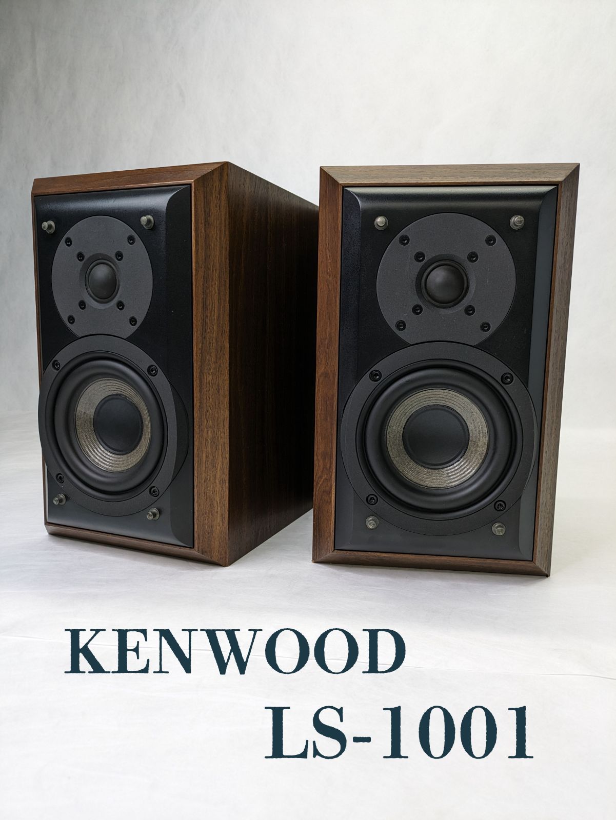 KENWOODケンウッド LS-1001 ブックシェルフ型 2Wayスピ－カ－ KENWOOD